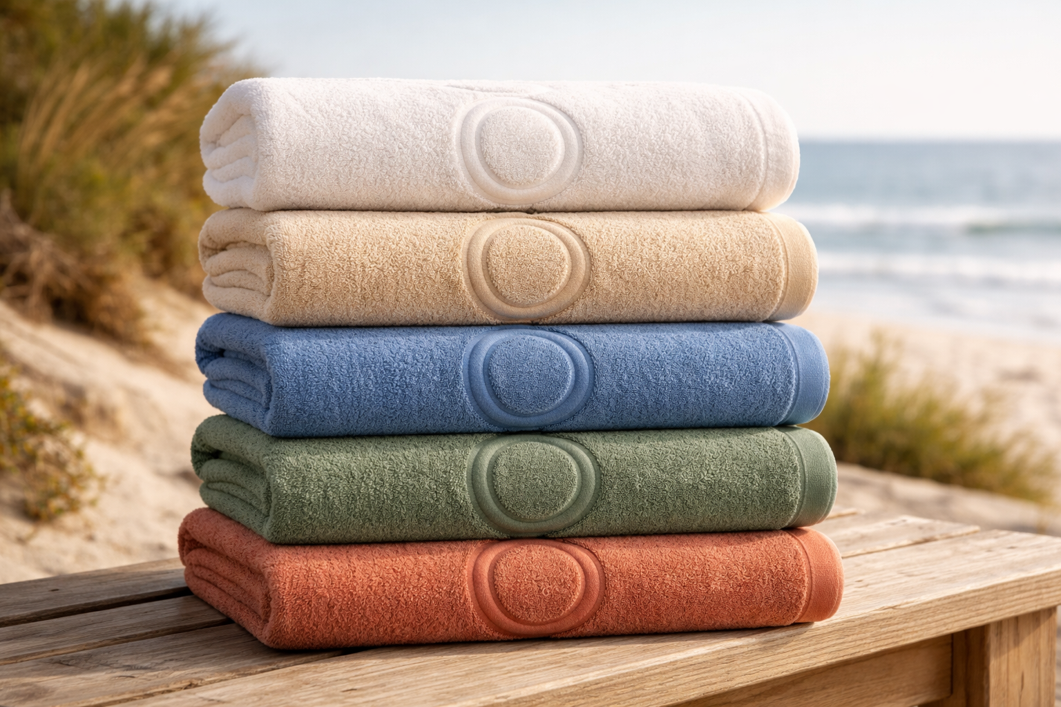 John Ian towel stack