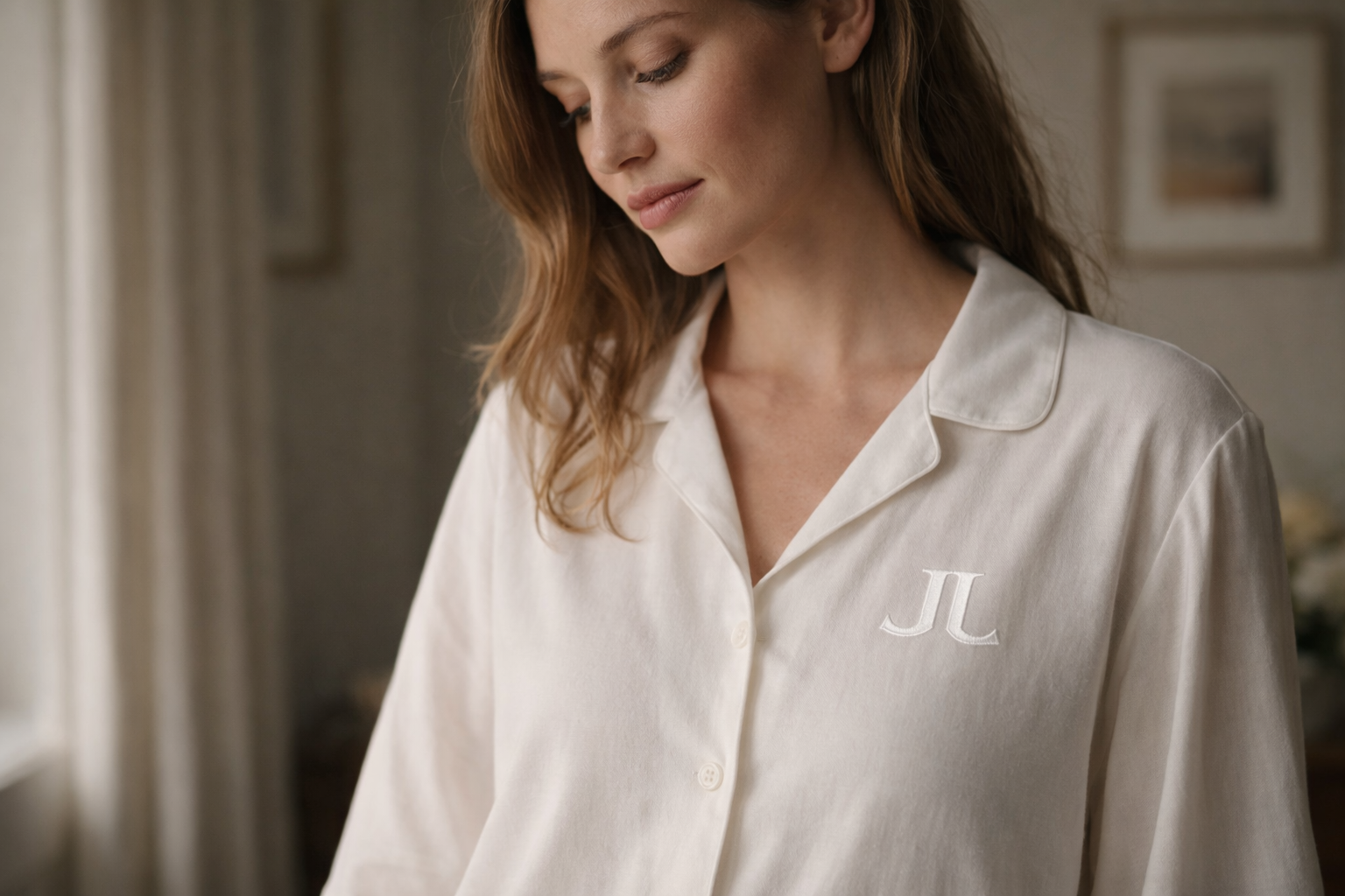 Bamboo pyjamas in morning light (women)