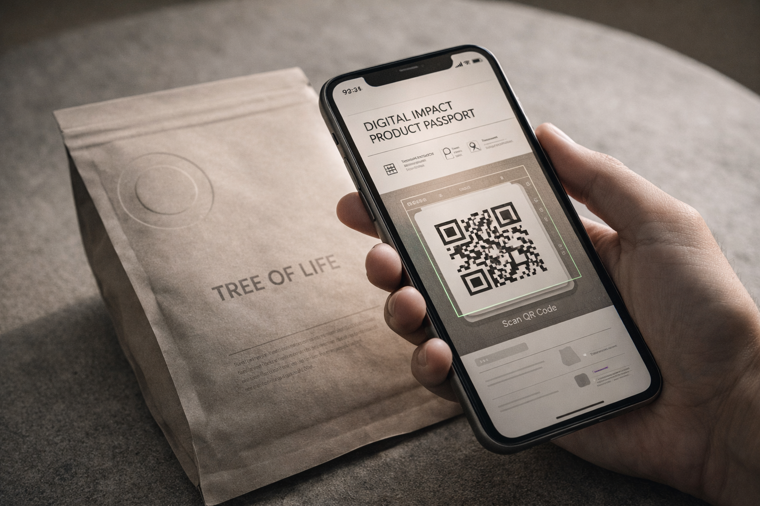 Digital Impact Product Passport scan