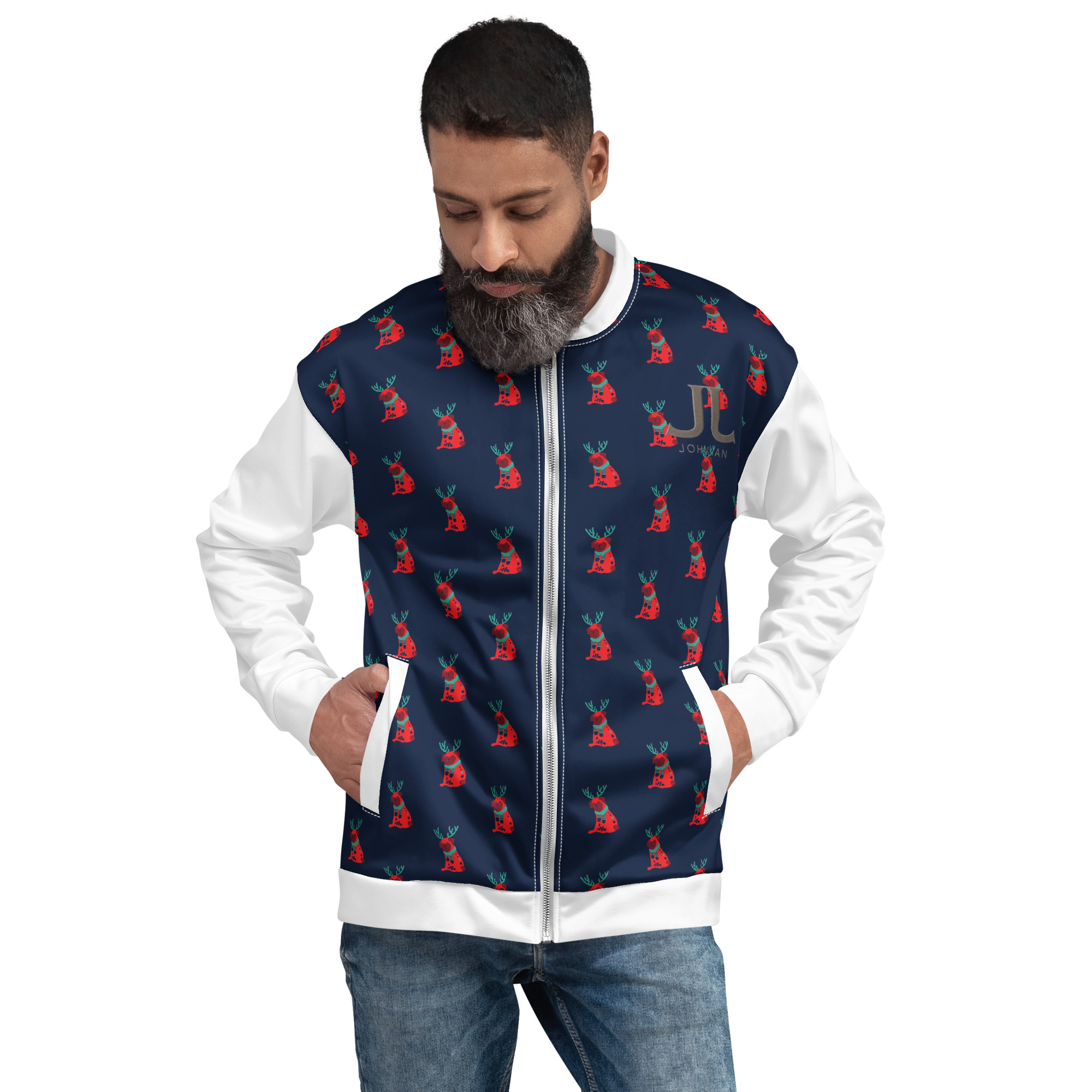 JOHN IAN Artist Series Bomber Jacket - Image 4