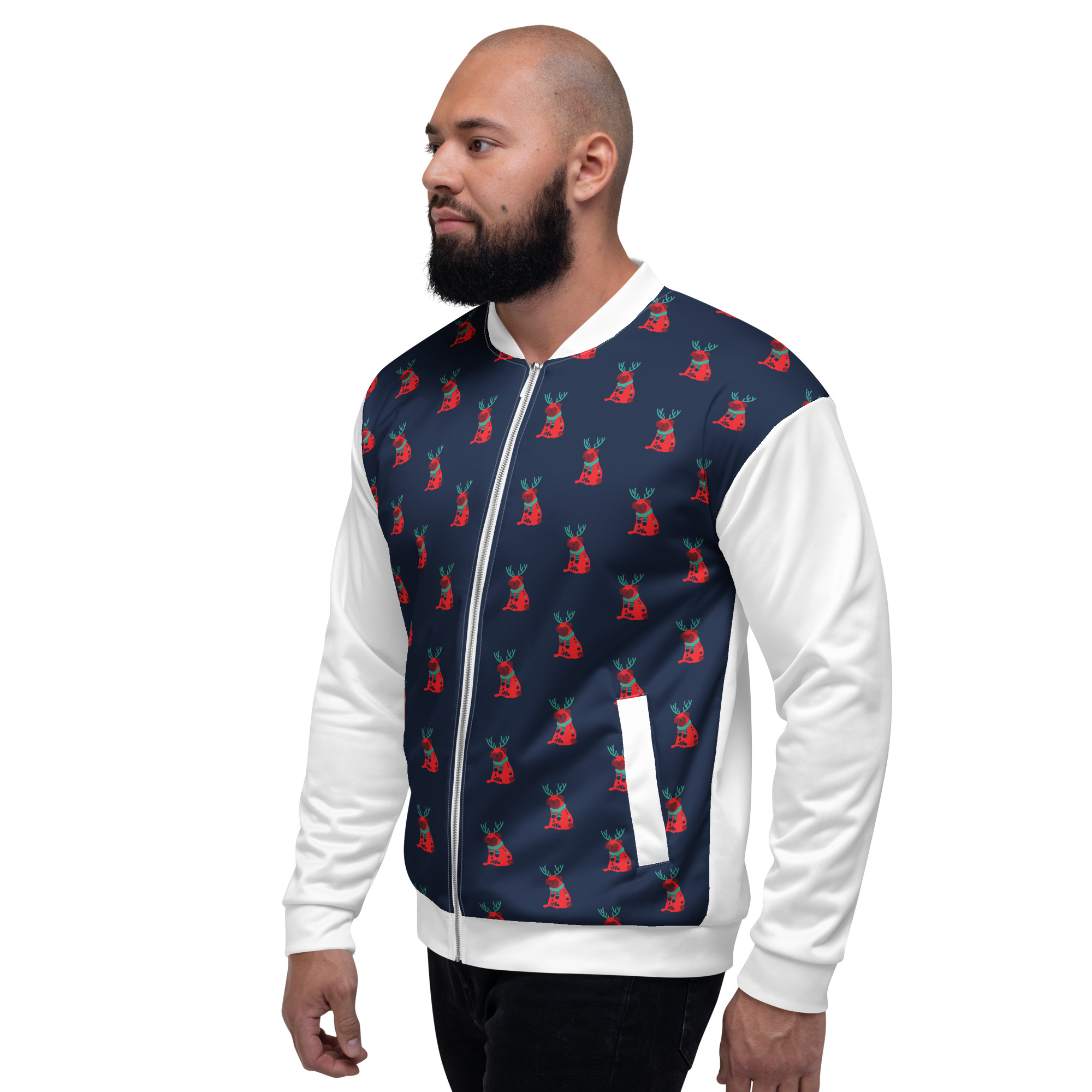 JOHN IAN Artist Series Bomber Jacket - Image 7