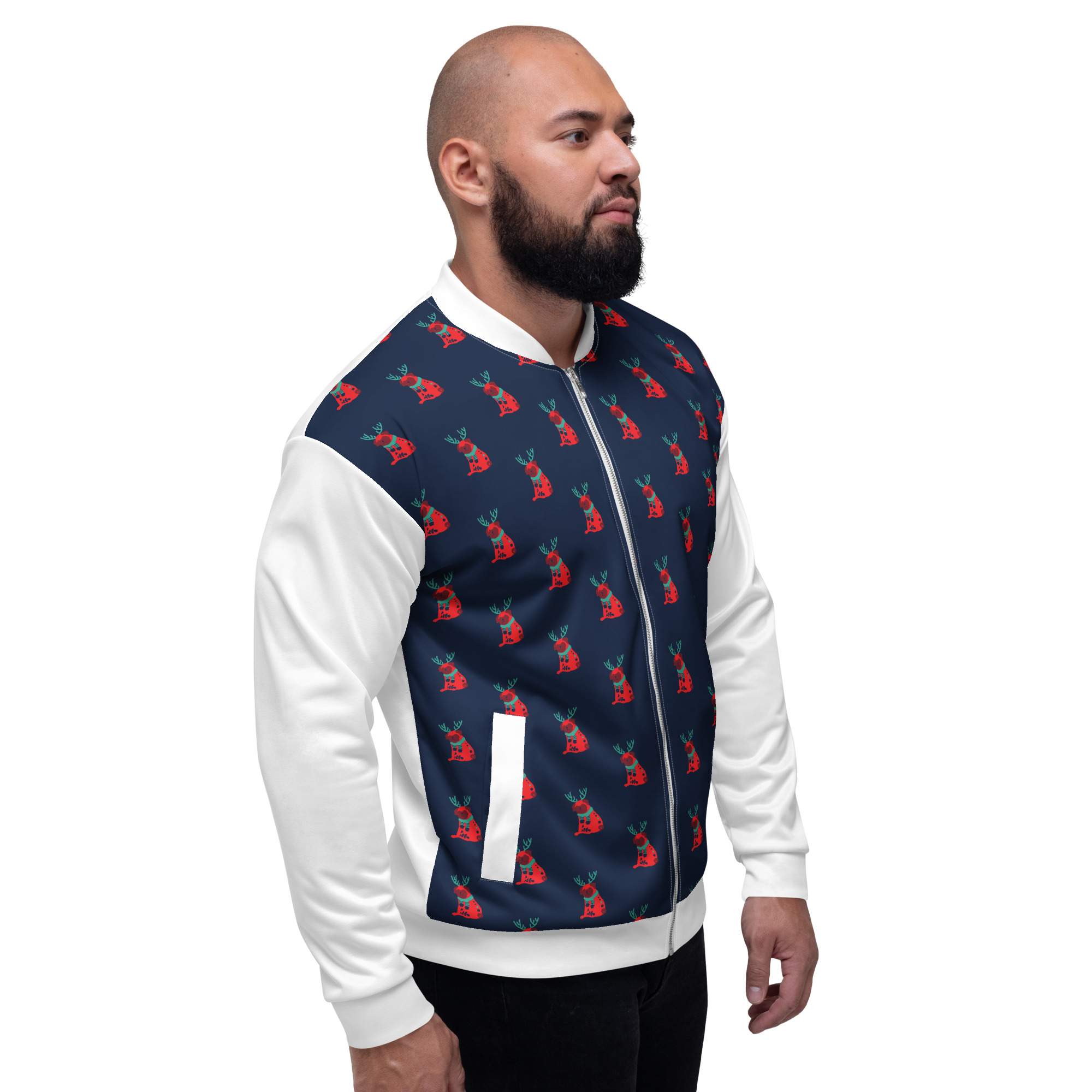 JOHN IAN Artist Series Bomber Jacket - Image 8