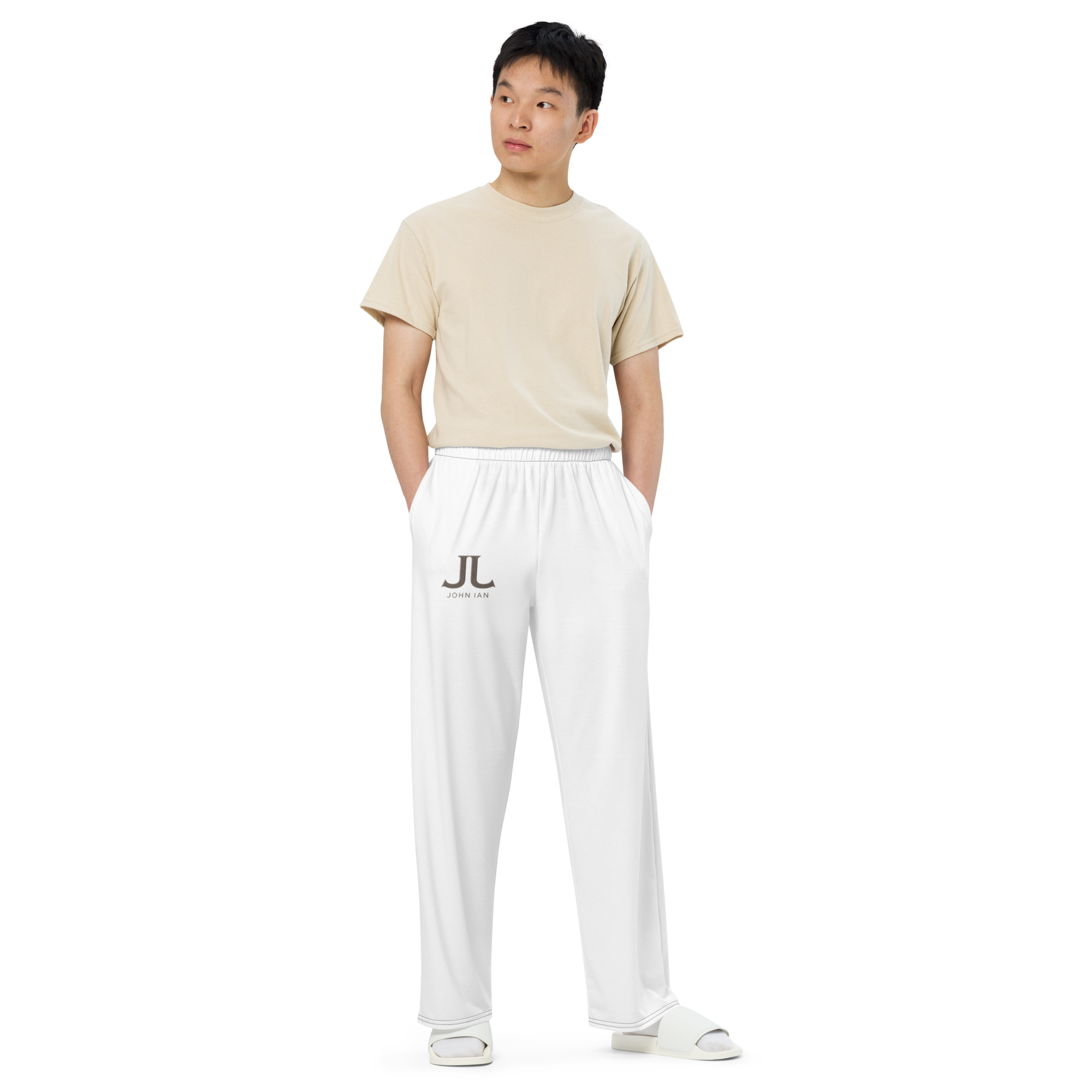 JOHN IAN Signature Wide-Leg Trousers - Image 3