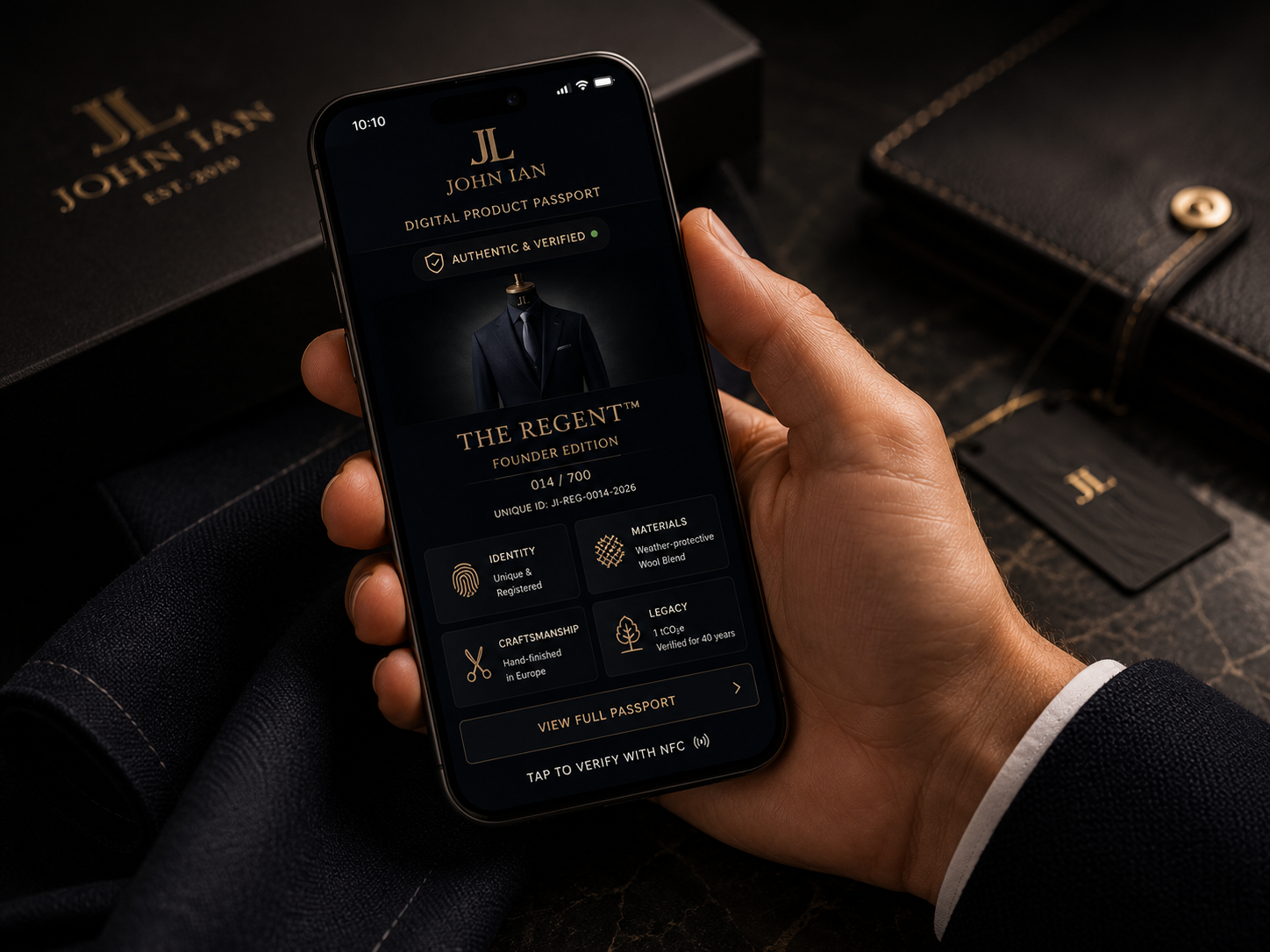 JOHN IAN Digital Product Passport