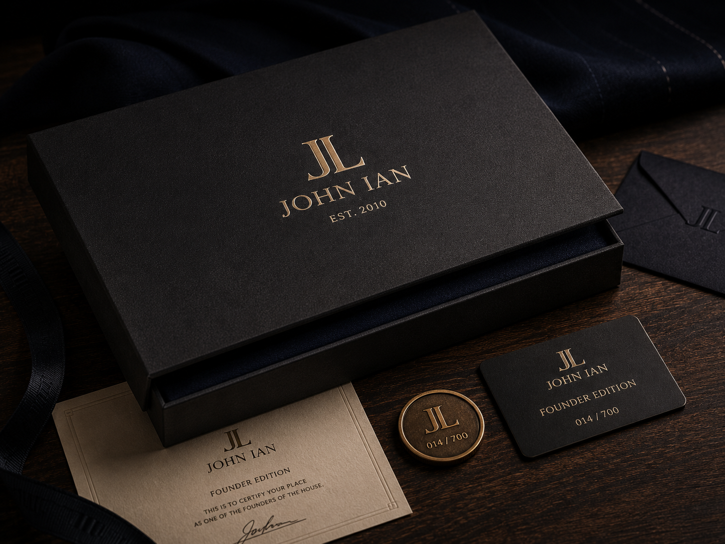 JOHN IAN Founder Edition box