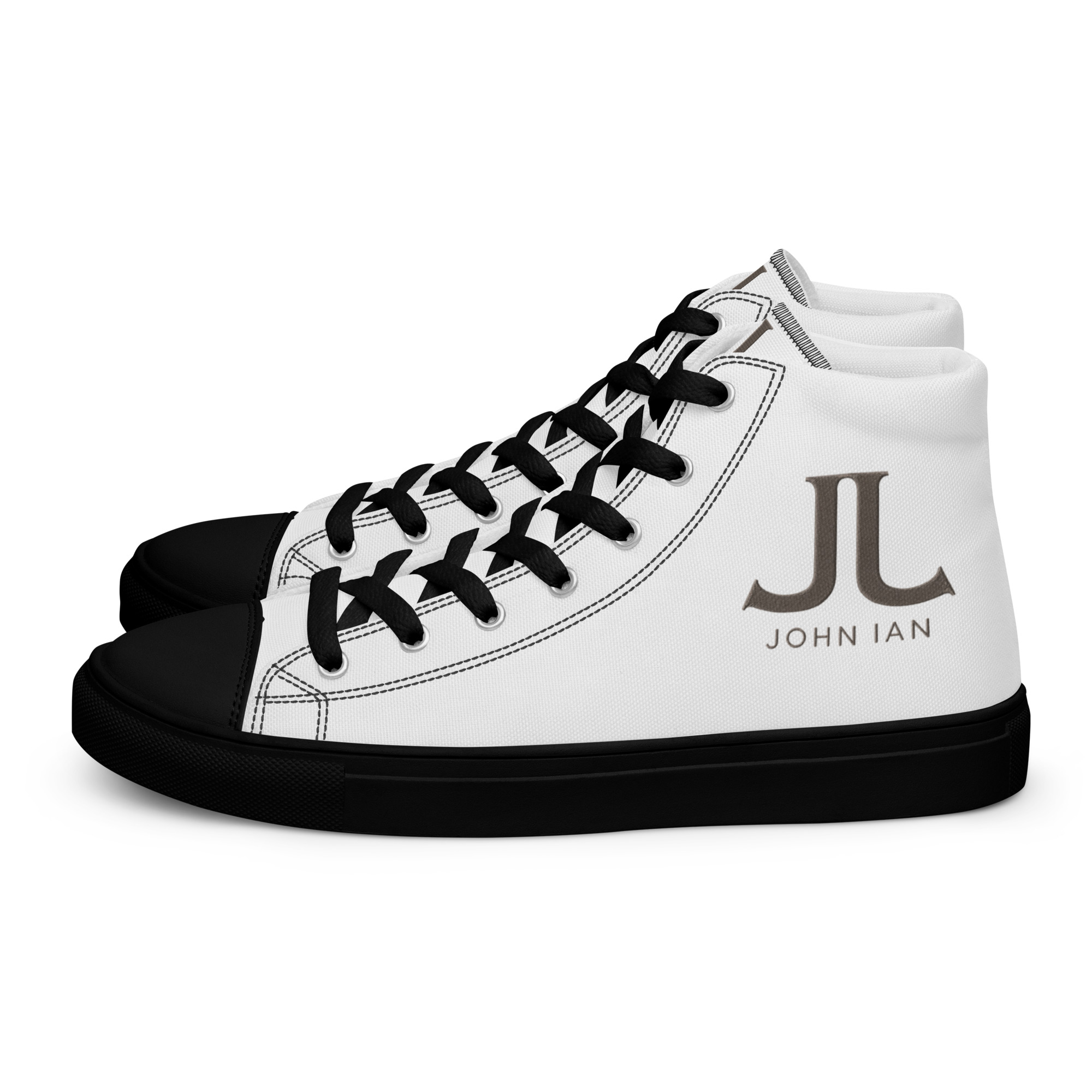 JOHN IAN Men’s high top canvas shoes - Image 8
