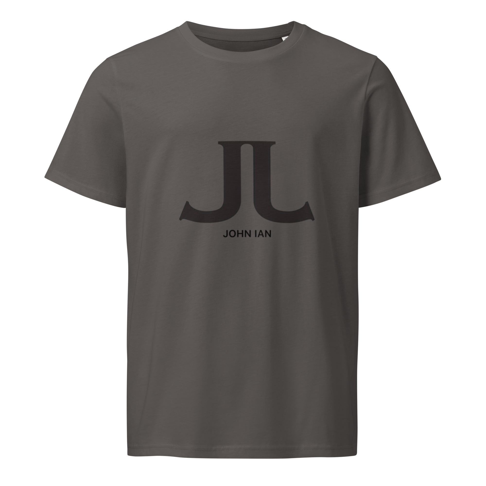 The JOHN IAN Organic Signature T-Shirt — Stone Grey
