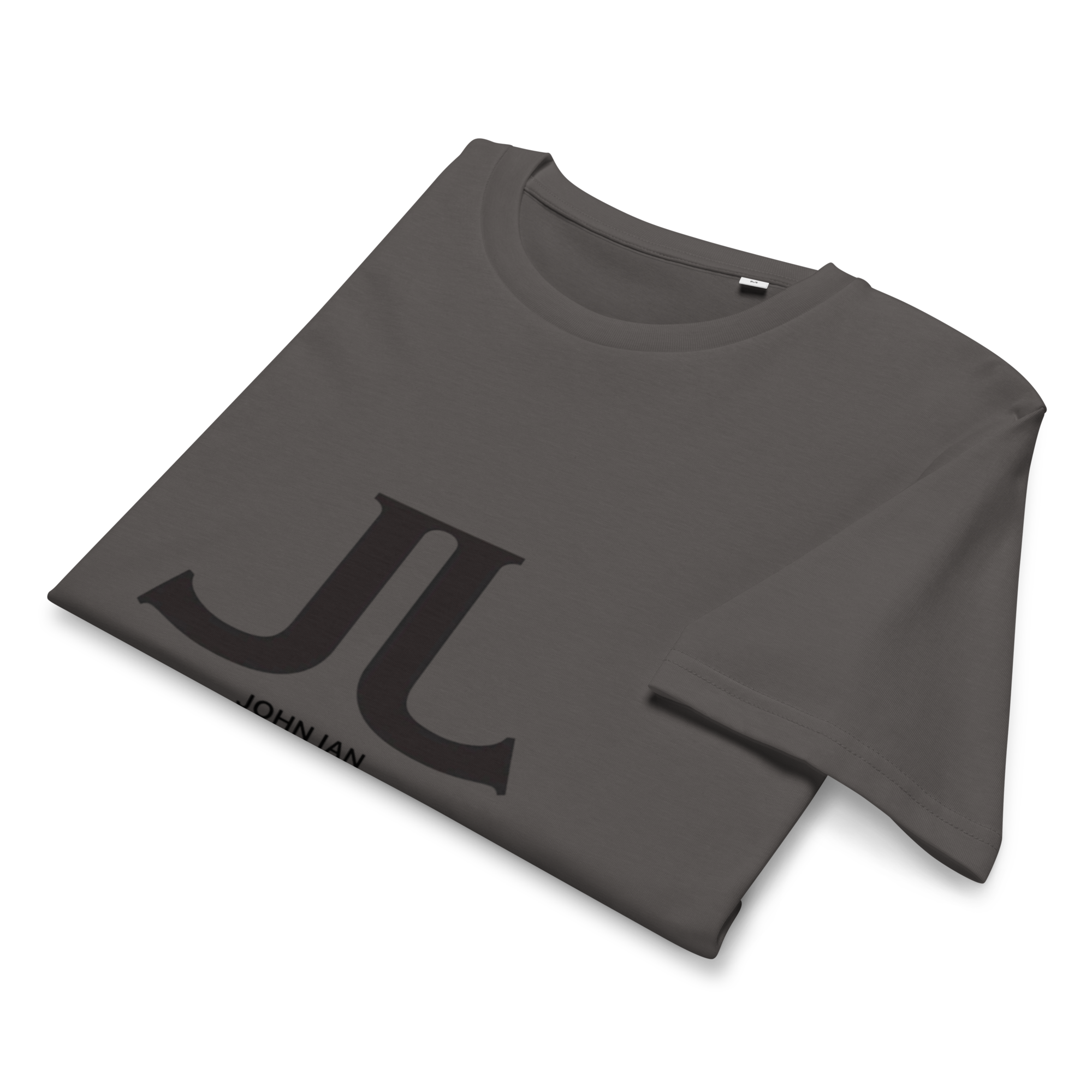 The JOHN IAN Organic Signature T-Shirt — Stone Grey - Image 2
