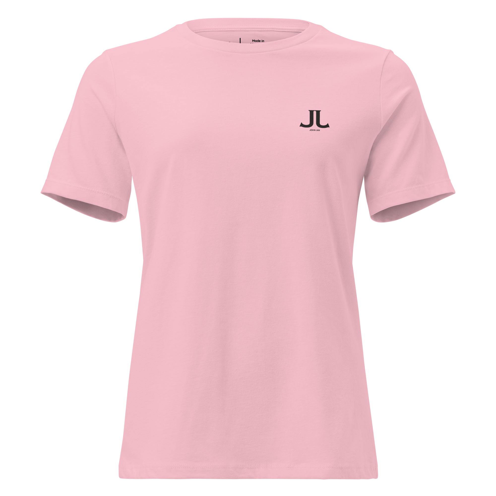 JOHN IAN Signature Relaxed T-Shirt — Rose Blush